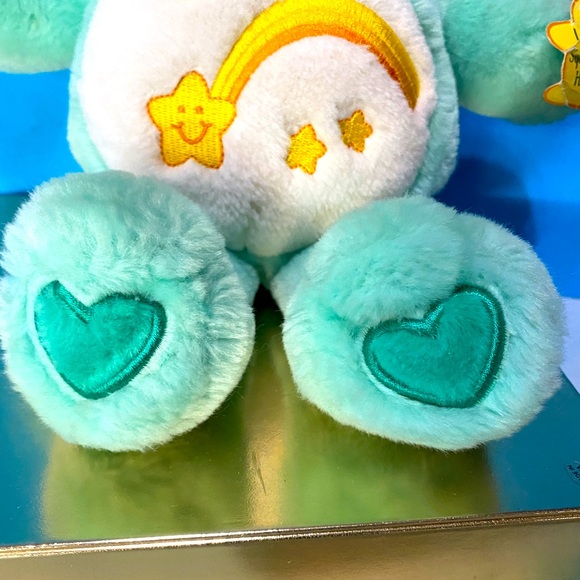 CARE BEARS VTG 2005 COLLECTIBLE TALKING WISH BEAR PLUSH 14” WORKS GREAT! - Picture 5 of 13